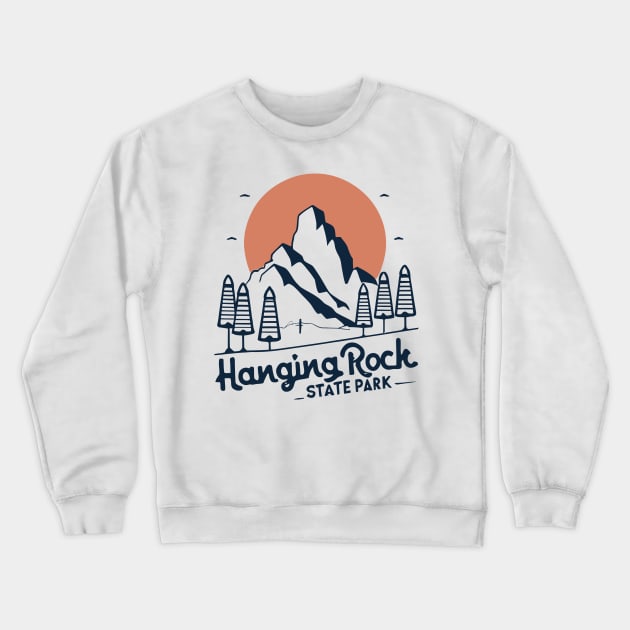 Hanging Rock State Park Crewneck Sweatshirt by jennlie